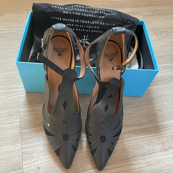 EUC Fluevog size 9 Bop T-strap heel - Picture 5 of 12